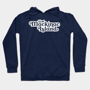 Vintage Mackinac Island Michigan Horse Hoodie